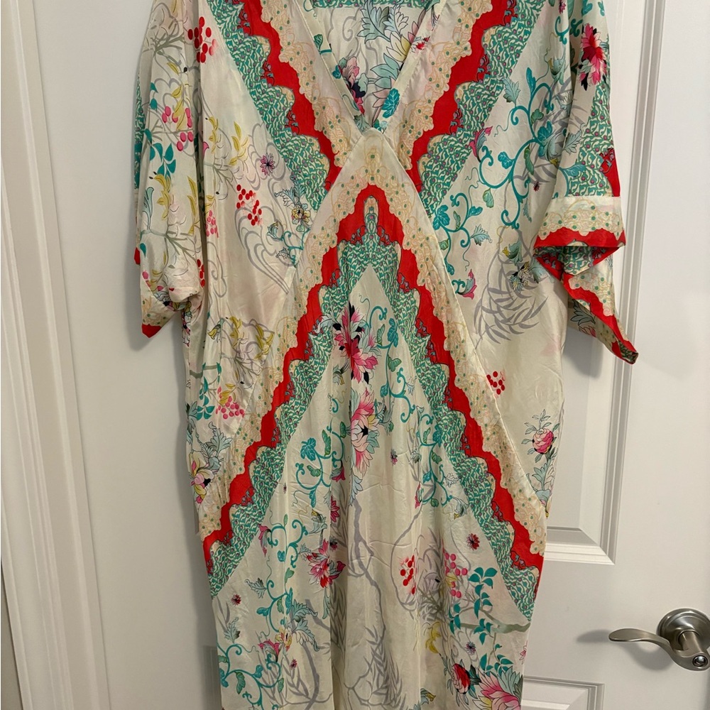 Johnny Was silk tunic